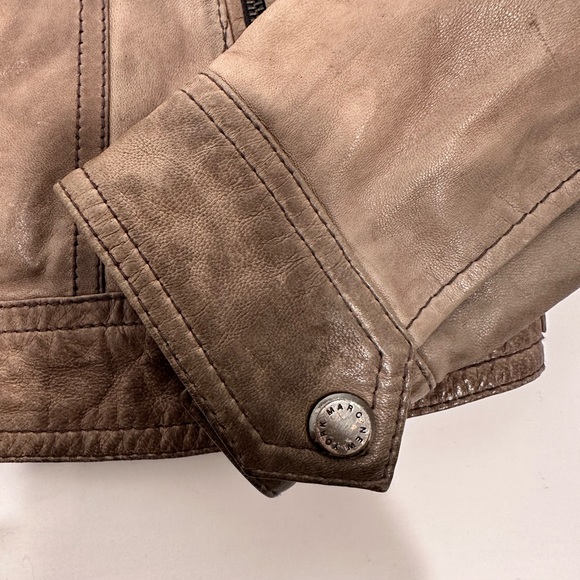 Andrew Marc Women Leather Moto Jacket - Picture 4 of 7